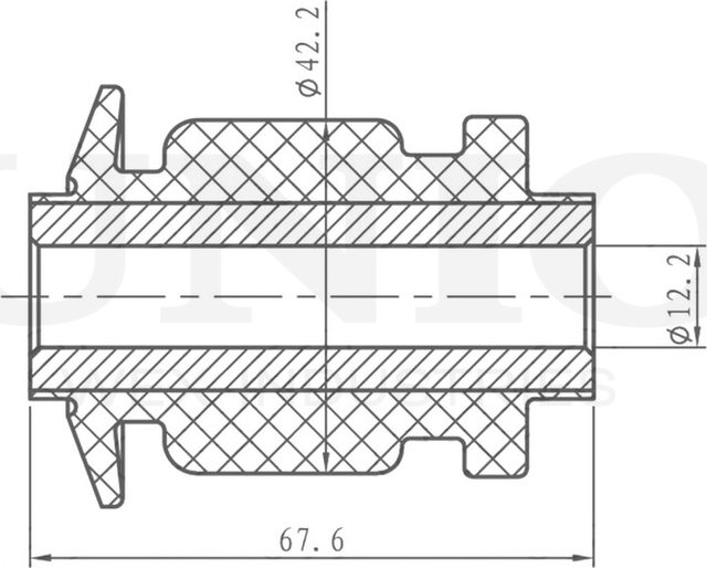 Сайлентблок рычага подвески (Unio). Артикул RMP-20548