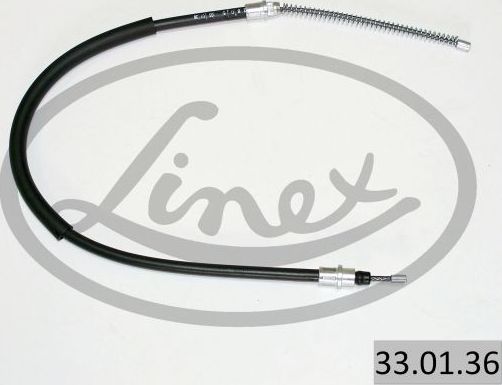 Трос ручника (тросик ручного тормоза) Linex. Артикул 33.01.36