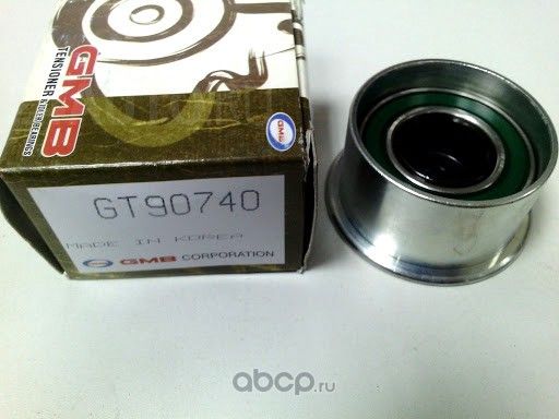 Направляющий (ведущий) ролик ремня ГРМ GMB. Артикул GT90740