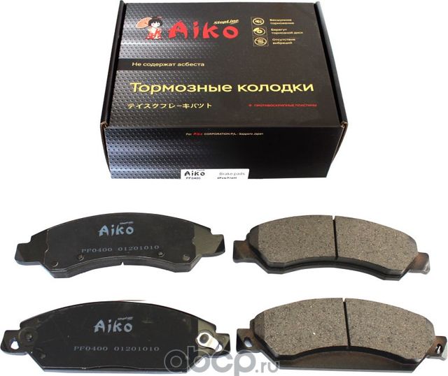 Колодки CHEVROLET Silverado, Tahoe (2007-) передние (Aiko). Артикул PF0400