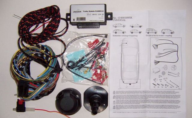 Штатная электрика фаркопа Hak-System (полный комплект) 7-полюсная для Renault Kangoo II рестайлинг 2013-2024. Артикул 12500581
