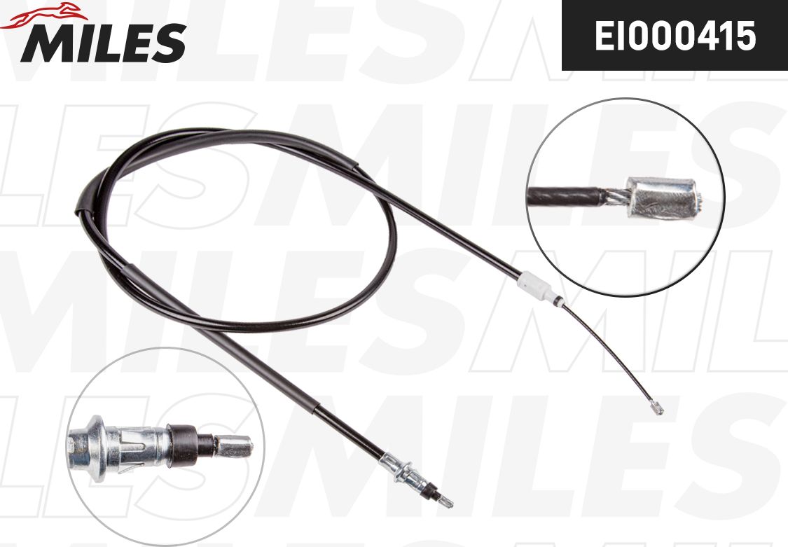 Трос ручника (тросик ручного тормоза) Miles. Артикул EI000415