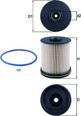 Топливный фильтр Mahle. Артикул KL 440/35