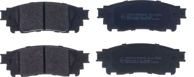 Тормозные колодки Denckermann. Артикул B111500