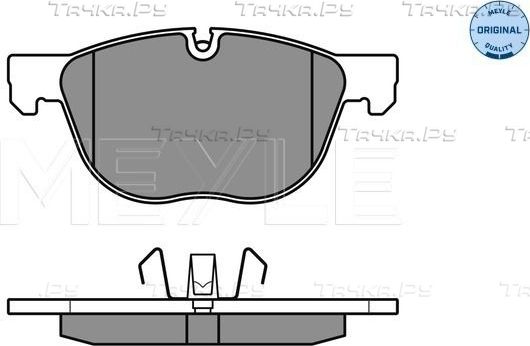 Тормозные колодки Meyle Original передние для BMW X6 I (E71) 2008-2014. Артикул 025 241 7019