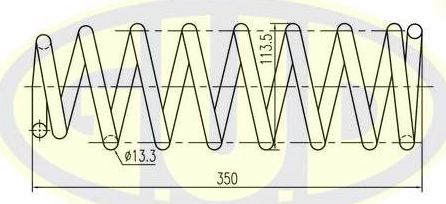 Пружина подвески G.U.D. передняя для Honda Accord VII 2003-2008. Артикул GCS035744
