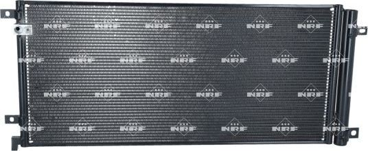 Радиатор кондиционера (конденсатор) NRF EASY FIT. Артикул 350494