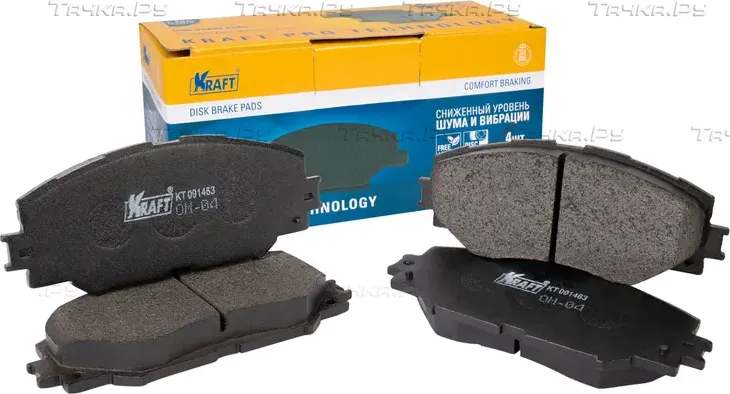 Колодки тормозные дисковые передние (Kraft) Kraft. Артикул KT091463