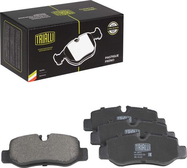 Тормозные колодки Trialli (Low-Metallic). Артикул PF 0814