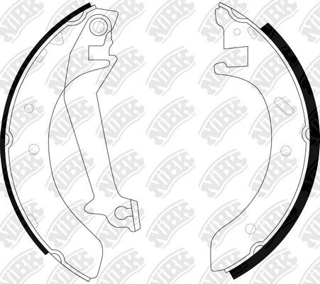 Тормозные колодки NiBK. Артикул FN0541