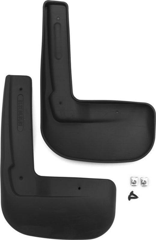 Брызговики Frosch (в пакете) передняя пара для Volkswagen Polo V рестайлинг седан 2015-2025. Артикул NLF.51.37.F10