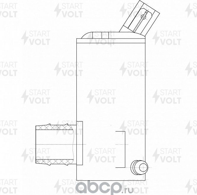 Насос омывателя лобового стекла StartVOLT. Артикул SWP 3002