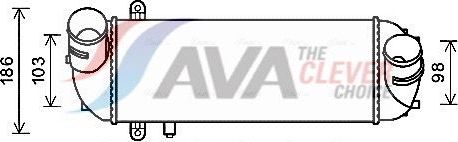 Интеркулер AVA для Hyundai Santa Fe III 2012-2018. Артикул KAA4212