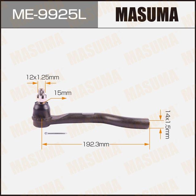 Наконечник рулевой тяги Masuma. Артикул ME-9925L