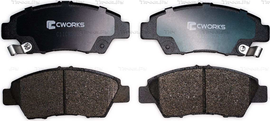 Тормозные колодки Cworks передние для Honda Insight II 2009-2014. Артикул C11CR0026