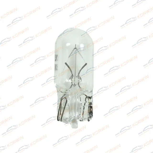 Лампа накаливания W5W T10 24V 5W W2,1x9,5d уп (Korwin). Артикул KWYN0004