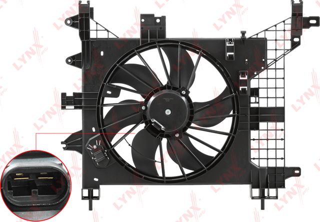 Вентилятор радиатора двигателя LYNXauto. Артикул RF-1613