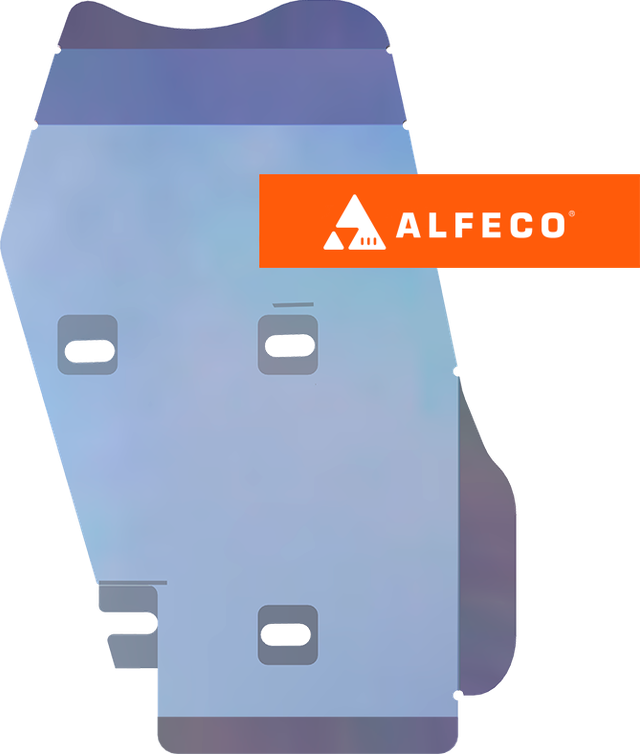 Защита алюминиевая Alfeco для редуктора Toyota Yaris 2019-2023. Артикул ALF.24.140al