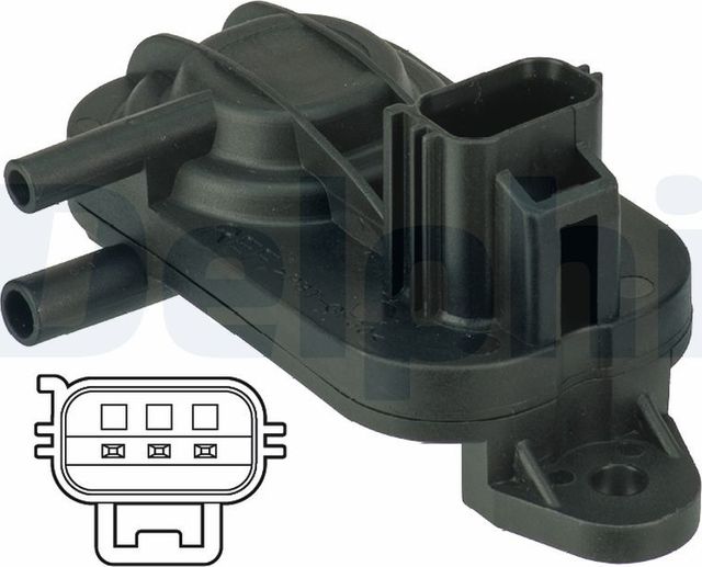 Датчик давления выхлопных газов Delphi. Артикул DPS00010