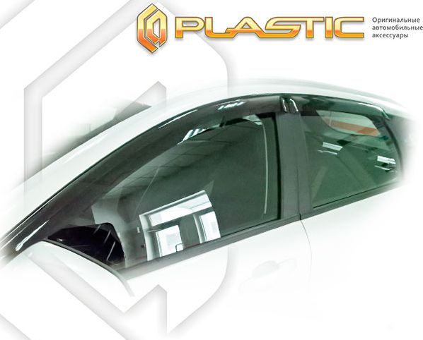 Дефлекторы СА Пластик для окон (Classic полупрозрачный) ВАЗ Lada Vesta SW  2015–2026. Артикул 2010030313092