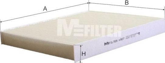 Салонный фильтр MFilter для PUCH G-modell W463 1997-2001. Артикул K 927
