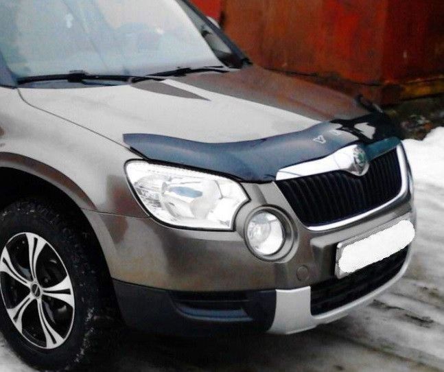 Дефлектор VT52 для капота Skoda Yeti 2009-2013. Артикул SK06VT