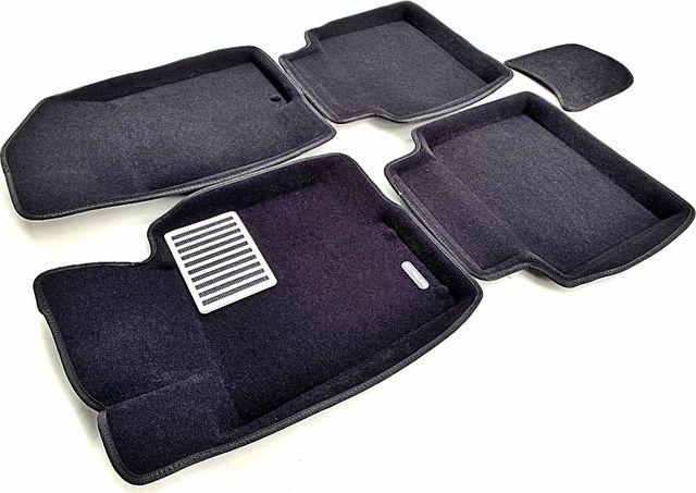 Коврики текстильные Euromat 3D Lux для салона Kia Optima III 2011-2013 ЧЕРНЫЕ. Артикул EM3D-002912