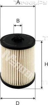 Топливный фильтр MFilter для Volvo XC70 I 2002-2007. Артикул DE 3153