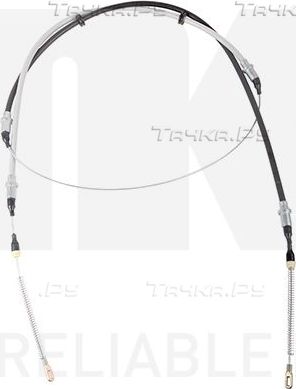 Трос ручника (тросик ручного тормоза) NK. Артикул 903663