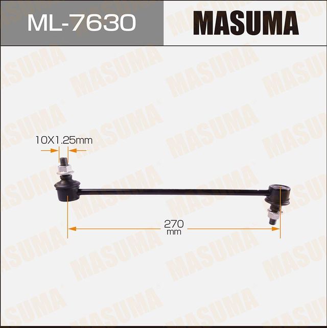 Стойка (тяга) стабилизатора Masuma передняя правая/левая для Suzuki SX4 II (S-Cross) 2013-2026. Артикул ML-7630