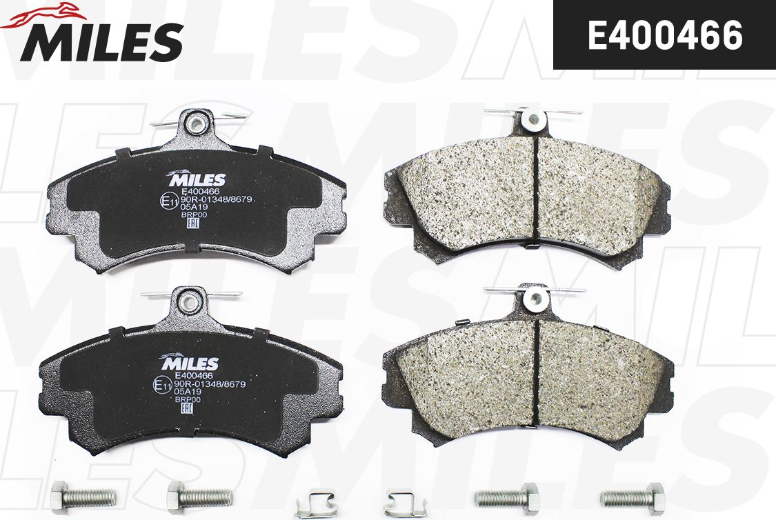 Тормозные колодки Miles (Low-Metallic). Артикул E400466