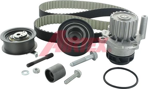 Помпа (водяной насос) с комплектом ремня ГРМ Airtex. Артикул WPK-177701