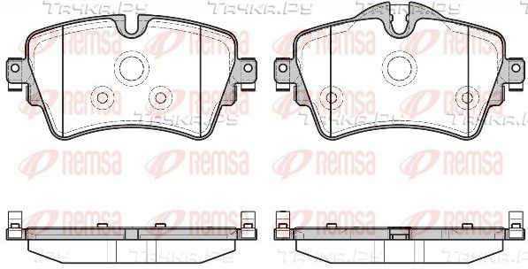 Тормозные колодки Remsa передние для MINI Countryman II (F60) 2017-2026. Артикул 1599.08