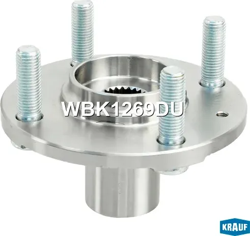 Ступица колеса с подшипником в сборе и монтажный к Krauf. Артикул WBK1269DU