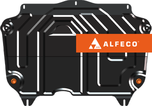 Защита Alfeco для картера и КПП Chevrolet Spark III M 300 2011-2015. Артикул ALF.03.14