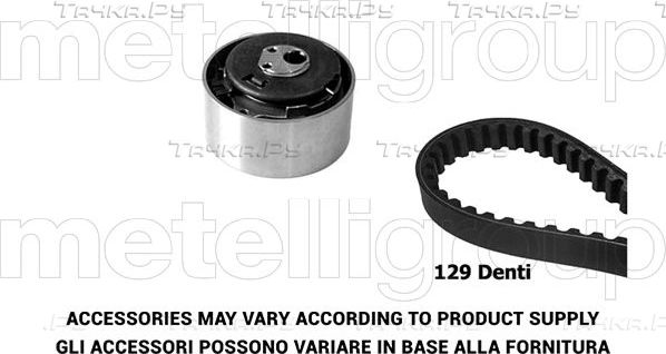 Ремень ГРМ с роликами (комплект) Graf для Fiat Panda II 2003-2013. Артикул TP053