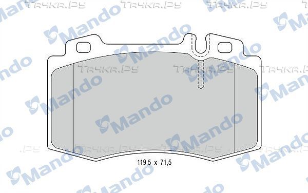 Тормозные колодки Mando. Артикул MBF015668