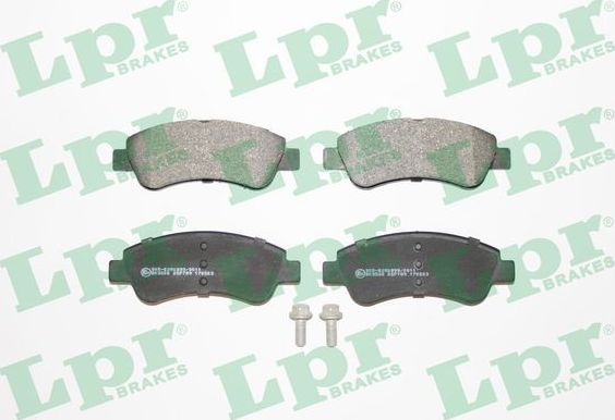 Тормозные колодки LPR передние для Citroen Xsara Picasso 1999-2012. Артикул 05P789