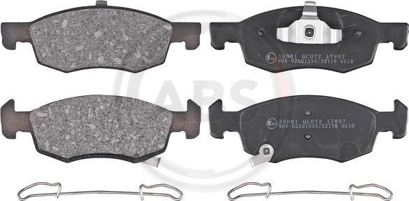 Тормозные колодки ABS. Артикул 35081