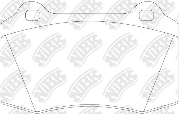 Тормозные колодки NiBK. Артикул PN0202