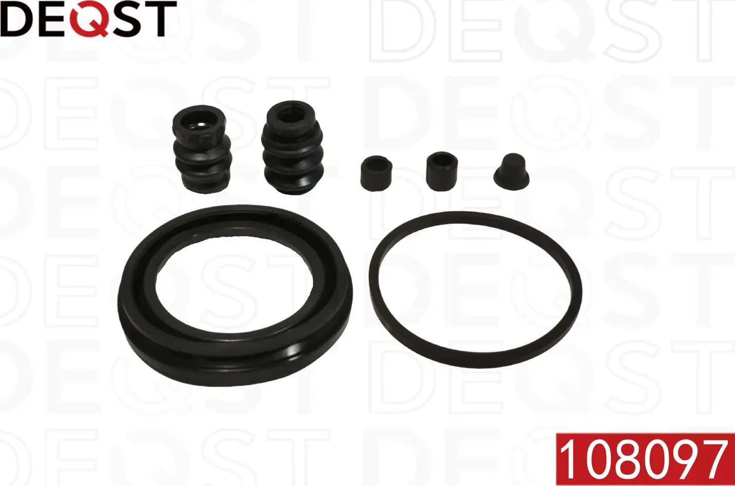 Ремкомплект тормозного суппорта переднего (для поршня O 57 mm, суппорт Nissin/Lu (Deqst). Артикул 108097