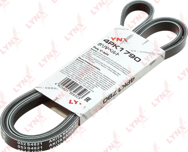 Приводной ремень поликлиновой LYNXauto. Артикул 4PK1790