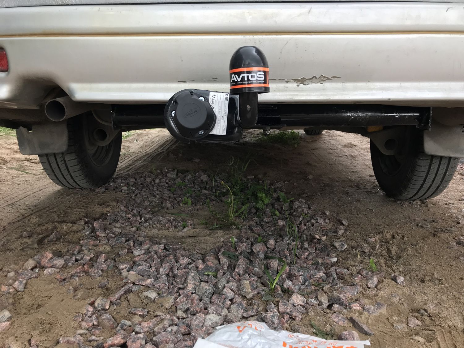 Фаркоп AvtoS (цельный) для ВАЗ 2110 1995-2007. Артикул VAZ-10