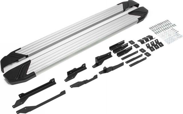 Пороги на автомобиль "Silver" Rival для Exeed TXL 2020-2026. Артикул F180AL.0907.1