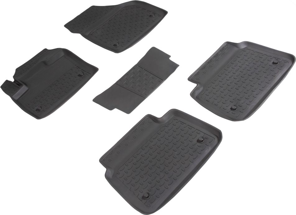 Коврики резиновые Seintex с высоким бортиком для салона Land Rover Discovery Sport рестайлинг 2019-2026. Артикул 94697
