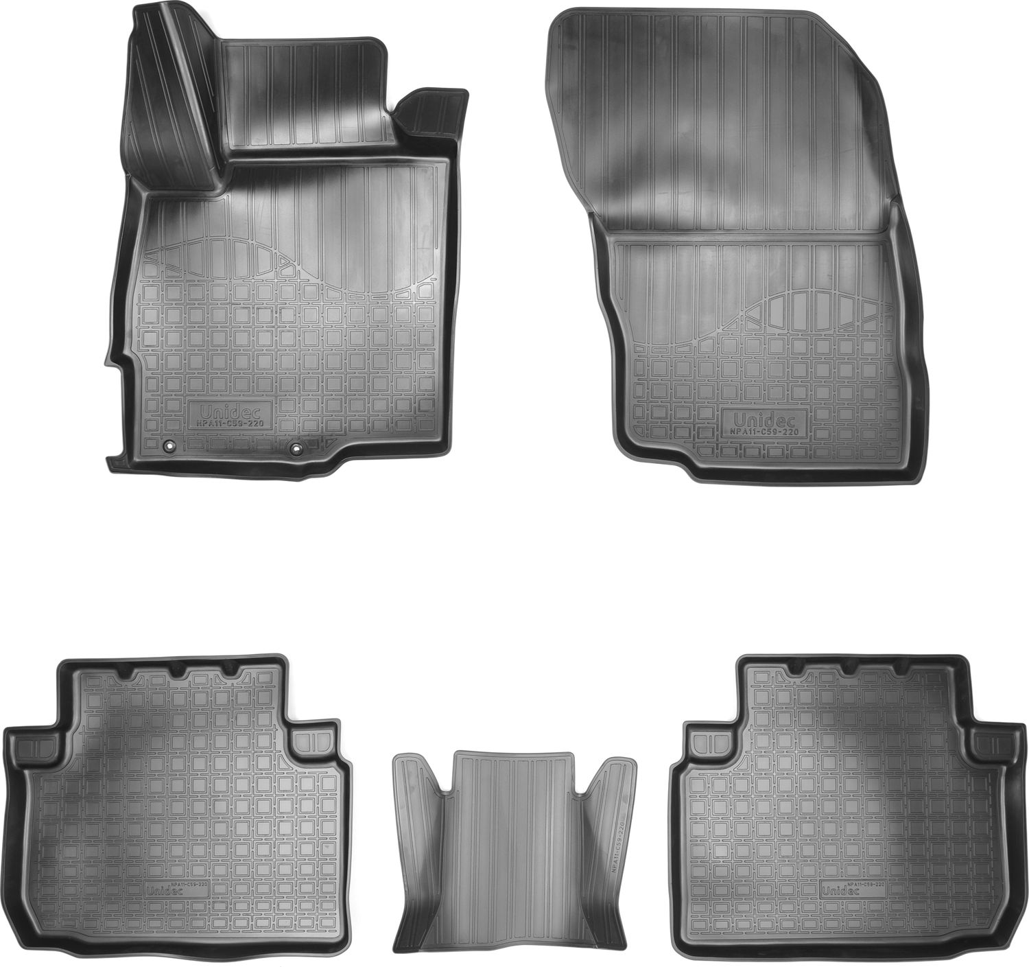 Коврики 3D Норпласт для салона Mitsubishi Eclipse Cross I 2017-2026. Артикул NPA11-C59-220