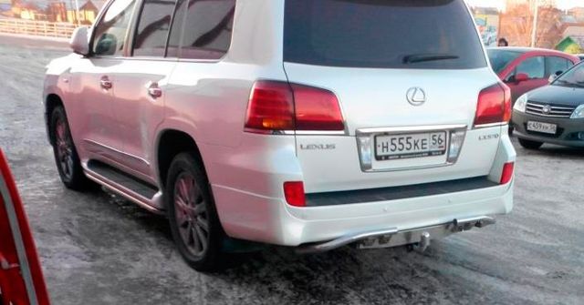 Фаркоп Oris (ранее Bosal) для Lexus LX 570 2007-2026. (с декор. пластиной). Артикул 3072-AL