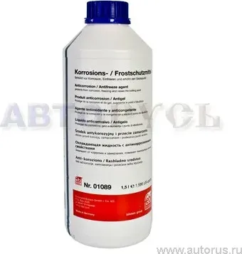 Антифриз зелёно-синий 1 5L VW-Audi (Febi Bilstein). Артикул 1089