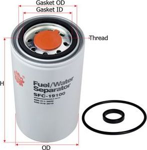 Топливный фильтр-сепаратор Sakura. Артикул SFC-19100