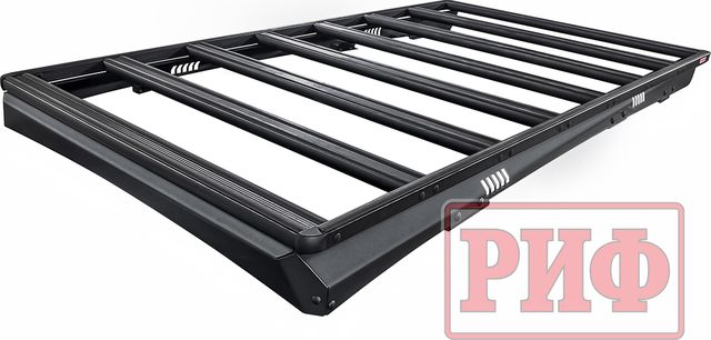 Багажник (платформа) РИФ алюминиевый 1150x2080 мм (с крепежом) для Toyota Land Cruiser Prado 120 2002-2009. Артикул RIF120-roof4
